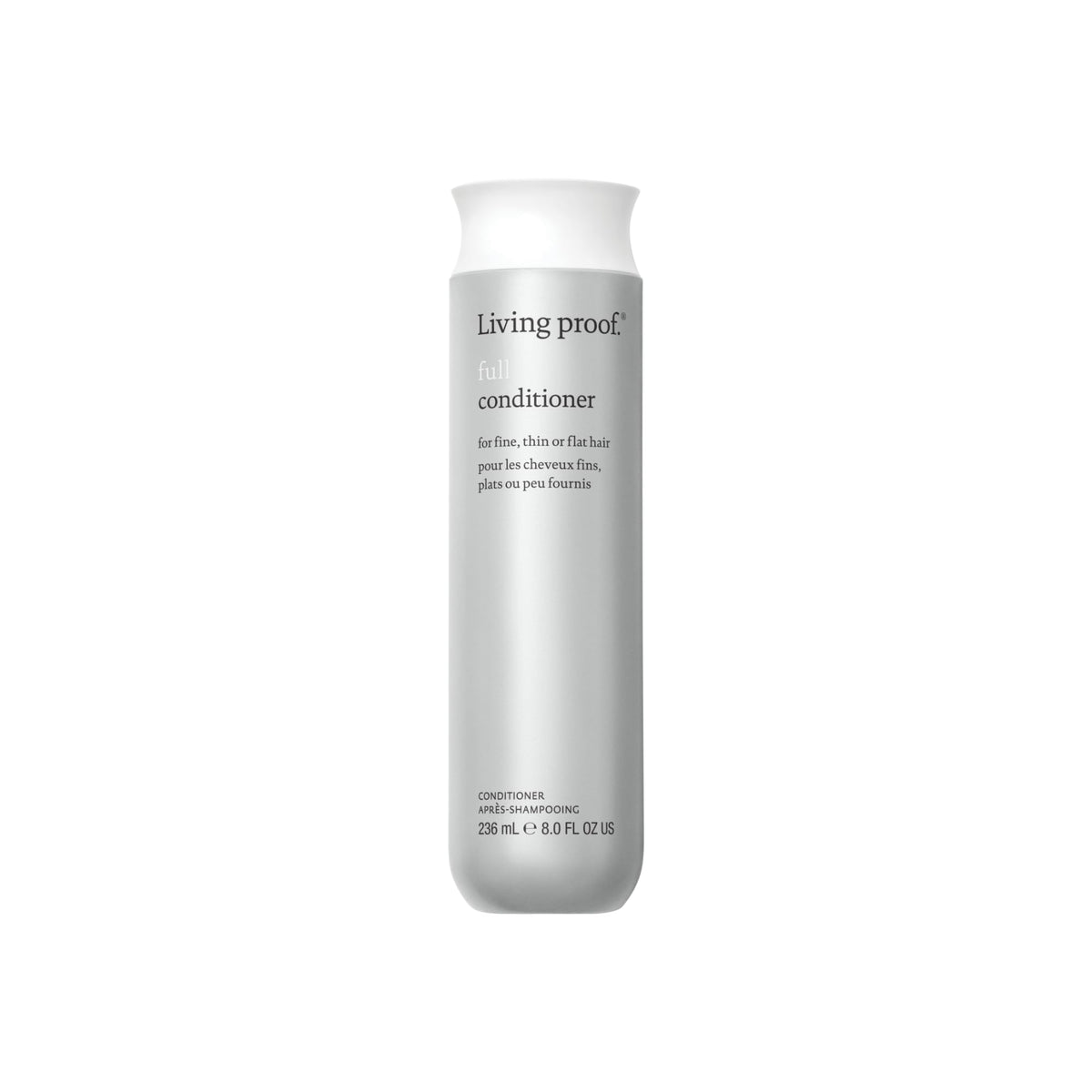 Living Proof bottle front view showing product and brand benefits