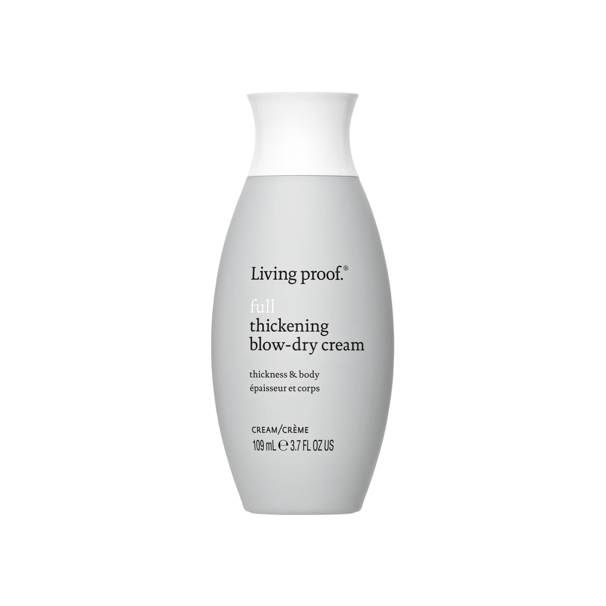 Living Proof front packaging showing product and benefit of all-day volume