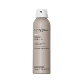 Living Proof bottle front view showing sleek packaging and immediate styling benefit
