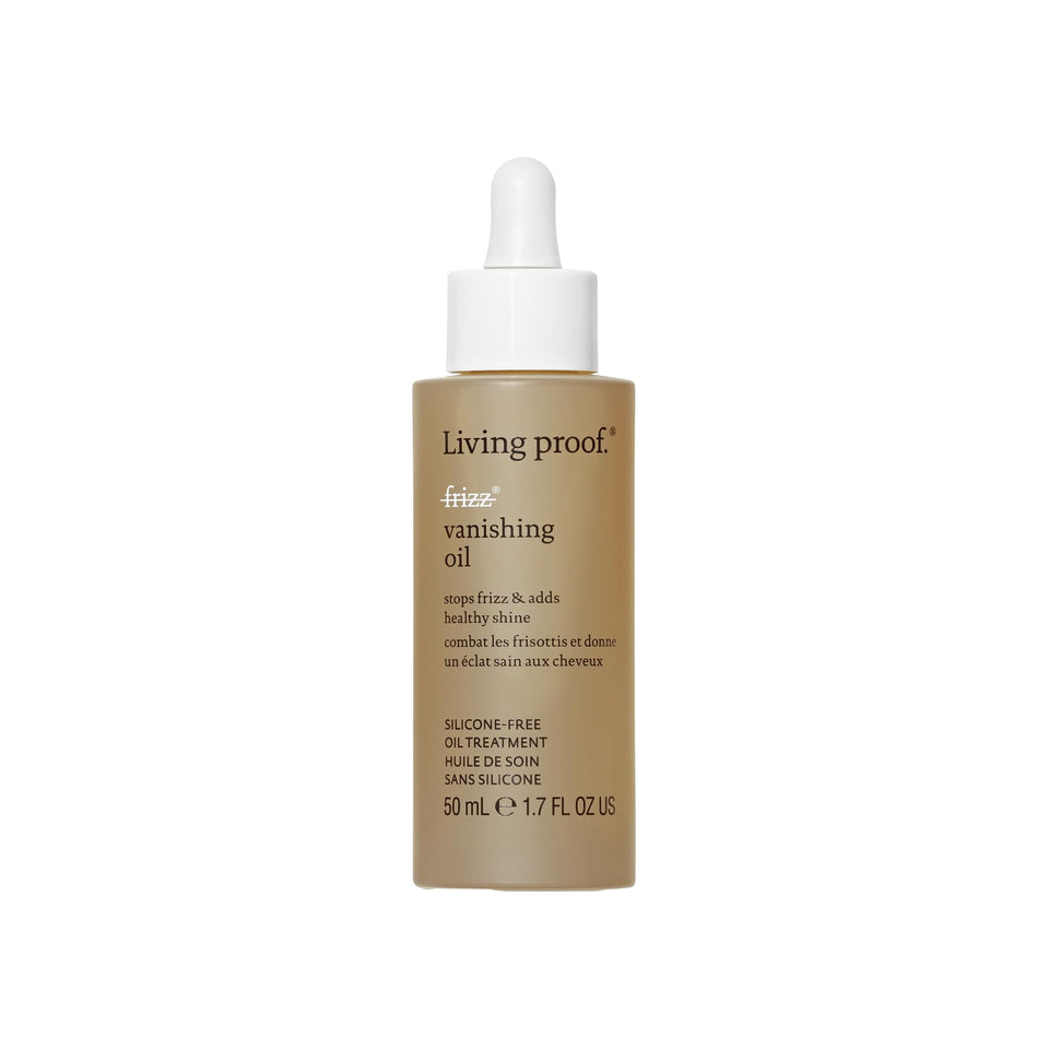 Living Proof bottle front packaging showing product and benefits