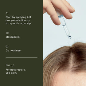 Living Proof serum on bathroom shelf lifestyle image shows effortless daily routine benefit