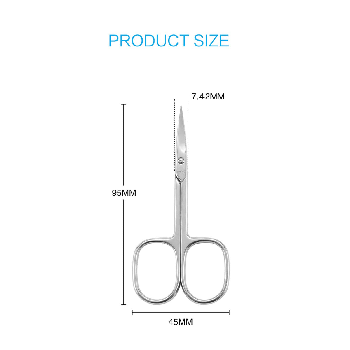 LIVINGO close-up of curved tip for precise trimming and accurate control