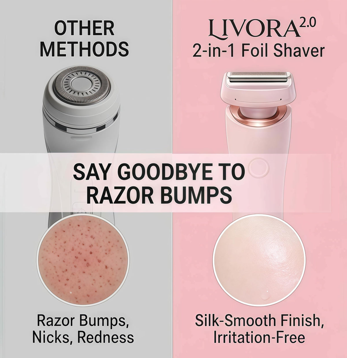 Livora in hand ergonomic grip demonstrating secure control and anti-slip safety