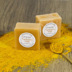 LIYALAN soap staged on bathroom shelf suggesting daily routine use