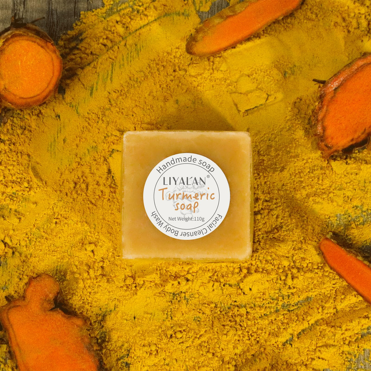 LIYALAN soap in a shower setting suggesting everyday body use