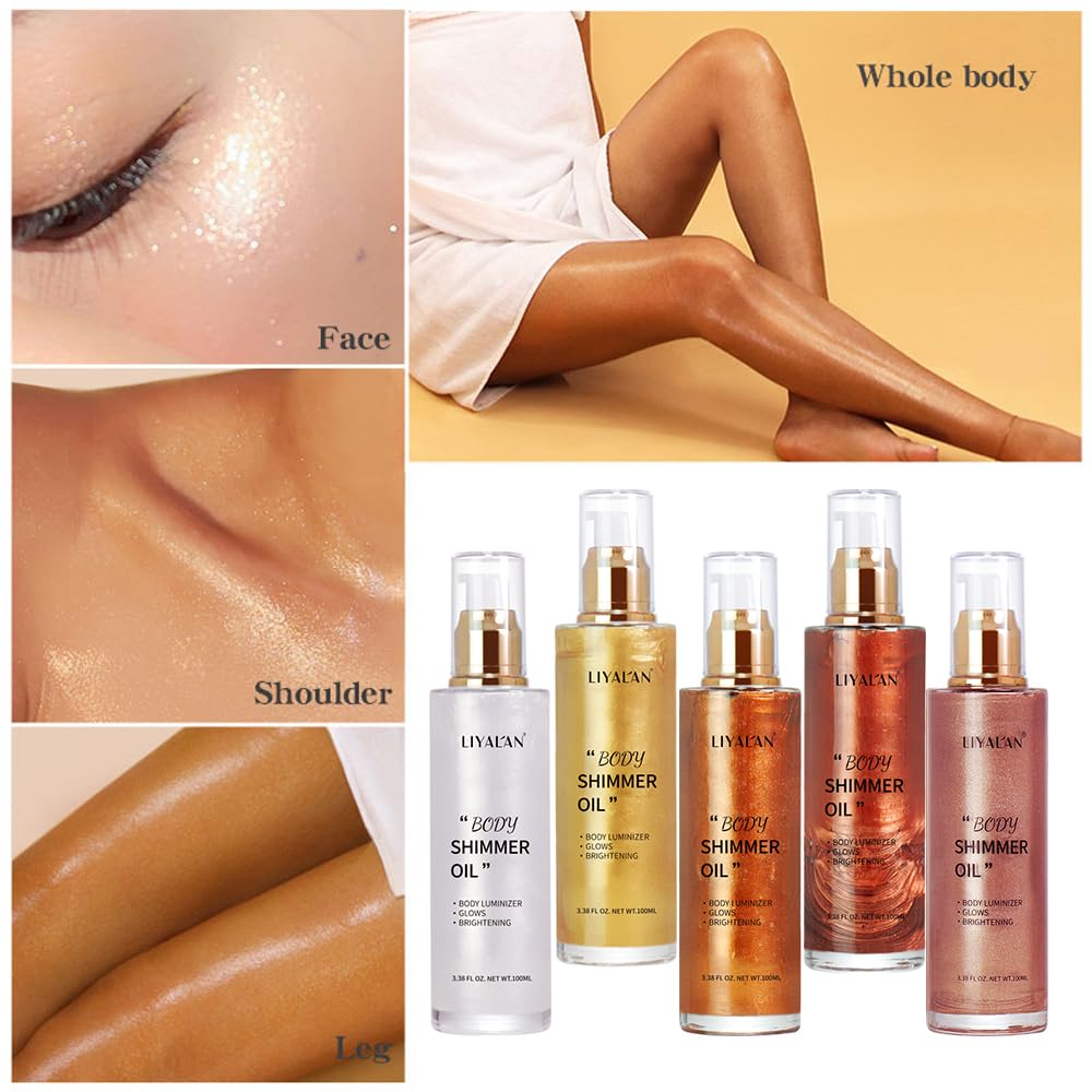 LIYALAN application on arm demonstrating buildable, natural sun-kissed sheen