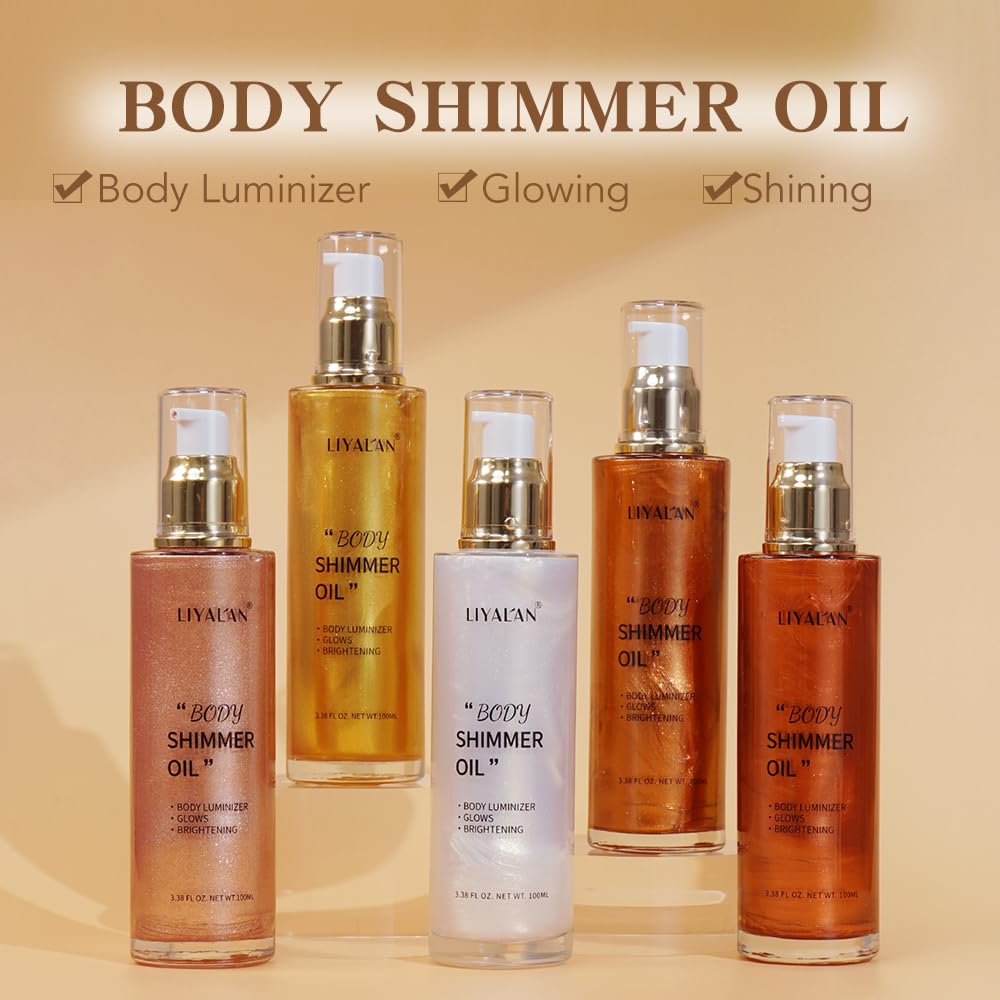 LIYALAN close-up shimmer texture highlighting smooth blendable finish
