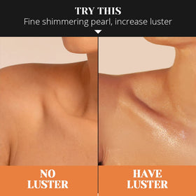 LIYALAN shoulders and collarbone lifestyle shot enhancing dewy radiance