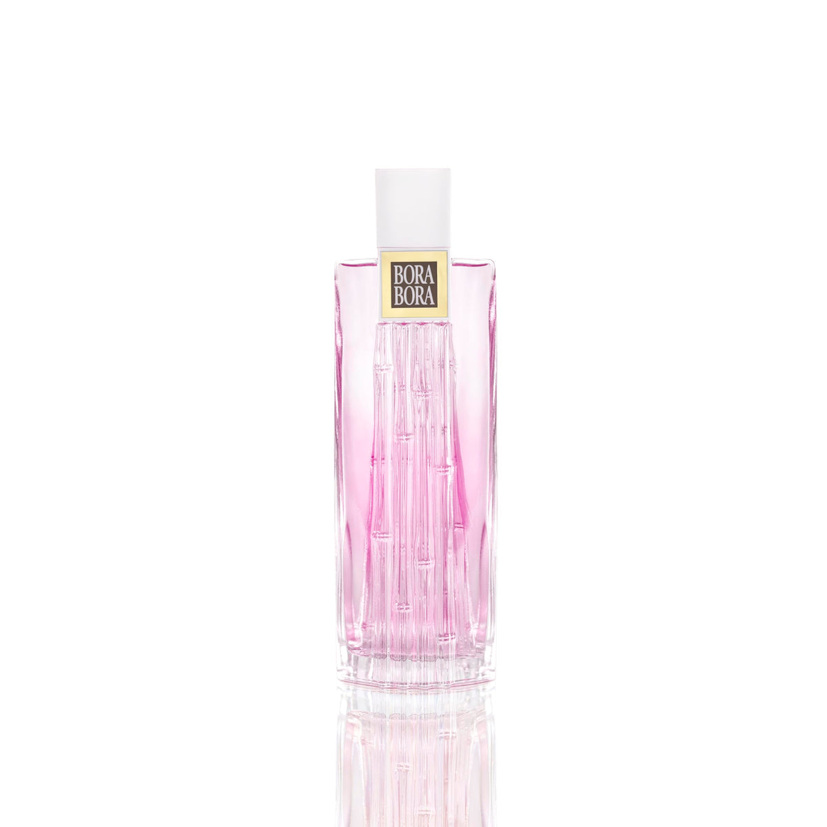 Liz Claiborne Bora Bora ingredient close-up highlighting coral flower and lychee, showcases fresh notes
