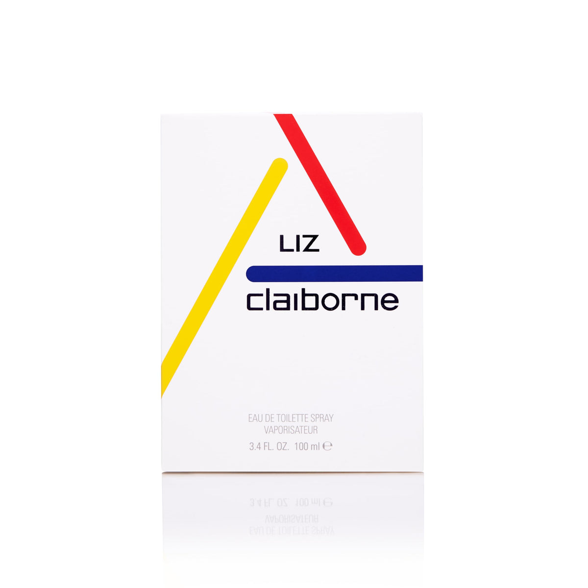 Liz Claiborne Giorgio Beverly Hills bottle next to a cosmetic item for scale benefit: clear 3.4 fl oz size
