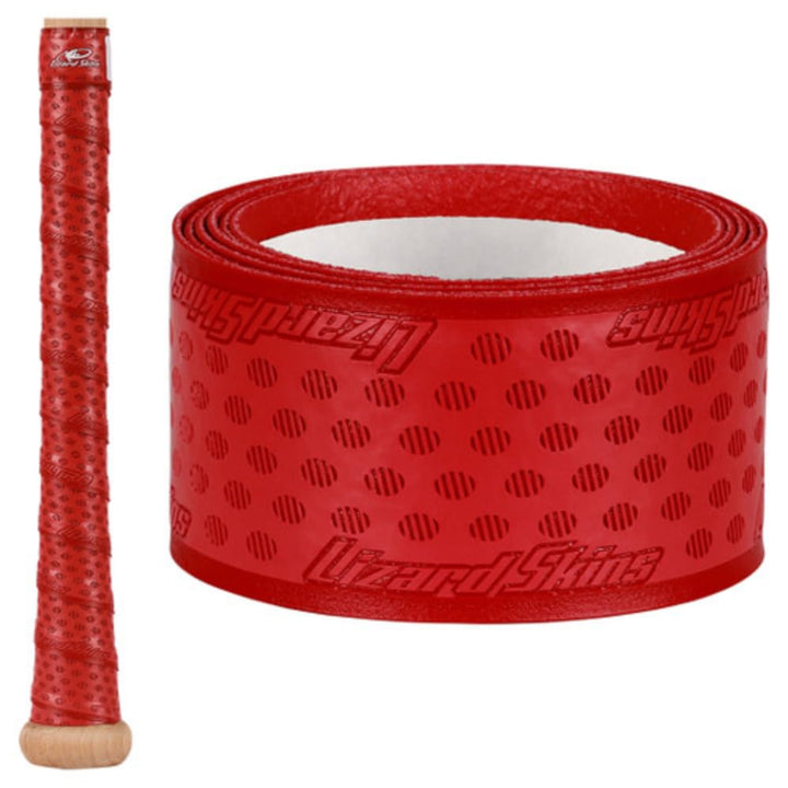 Lizard Skins DSP Ultra front packaging showing crimson red grip and benefits