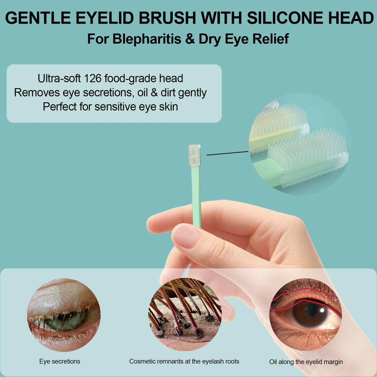 LIZICH close-up of soft silicone tip highlighting gentle surface