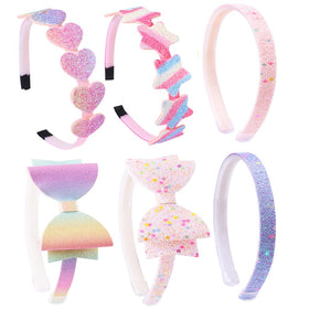 Lizioo headbands front packaging showing six glitter styles and easy gift appeal