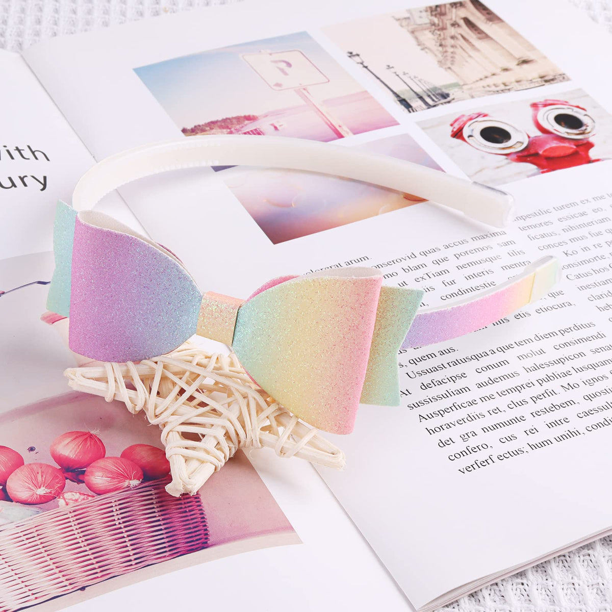 Lizioo headband worn by child in casual setting illustrating secure, pretty look