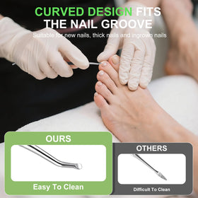 LJCKKGOSZ file being used on toenail for effective at-home pedicure