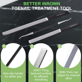 LJCKKGOSZ stainless-steel handle close-up for non-slip ergonomic grip