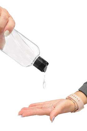ljdeals bottle being squeezed to dispense shampoo showing easy one‑hand use