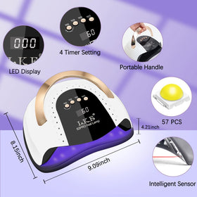 LKE infrared sensor detail enabling automatic on/off for faster, touch-free operation