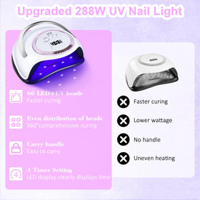 LKE close-up of LED array illustrating even light distribution and reliable curing