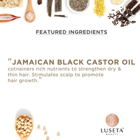 L LUSETA set styled on vanity showing salon-quality self-care benefit