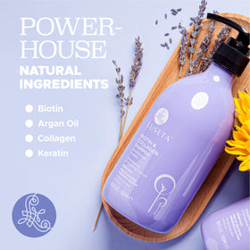 L LUSETA texture foam lather demonstrating gentle cleansing and softness
