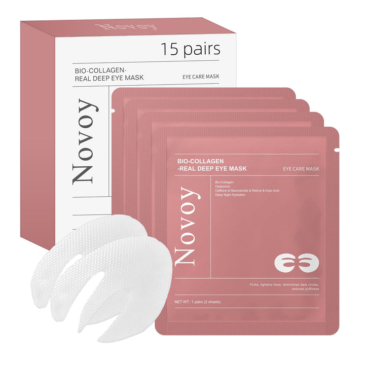 LLVYUO Novoy front packaging showing rose-themed box and benefits