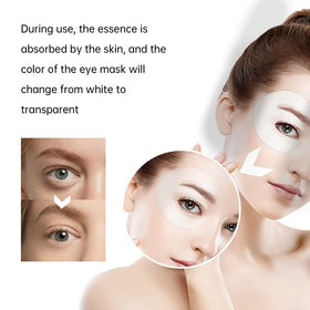 LLVYUO ingredients label highlighting key actives like collagen and 2% caffeine