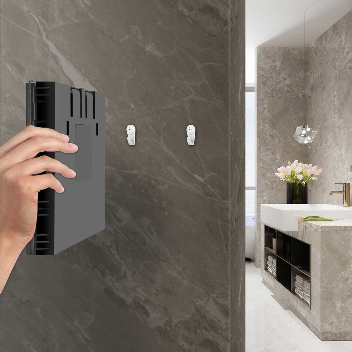 LMZNXCZ folded compact mirror ready for travel and convenient storage