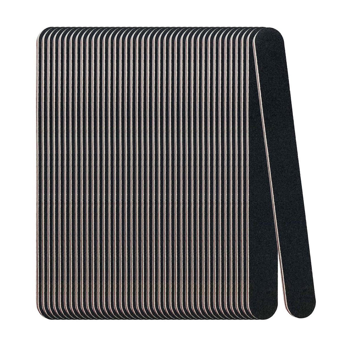 LNAUJS front packaging showing 40 black nail files for cost-effective supply
