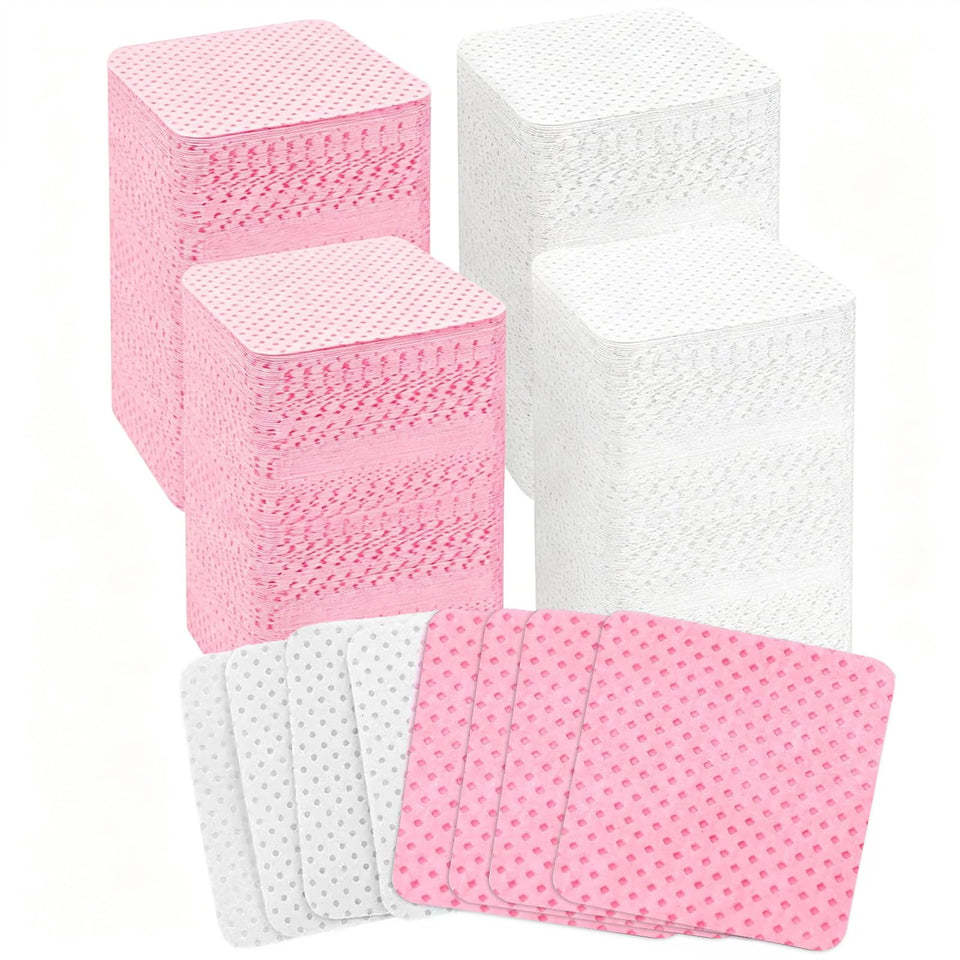LNDIEHS front package showing 1900 lint-free nail wipes for salons
