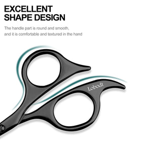 Lobodt scissors in PU case for safe travel storage