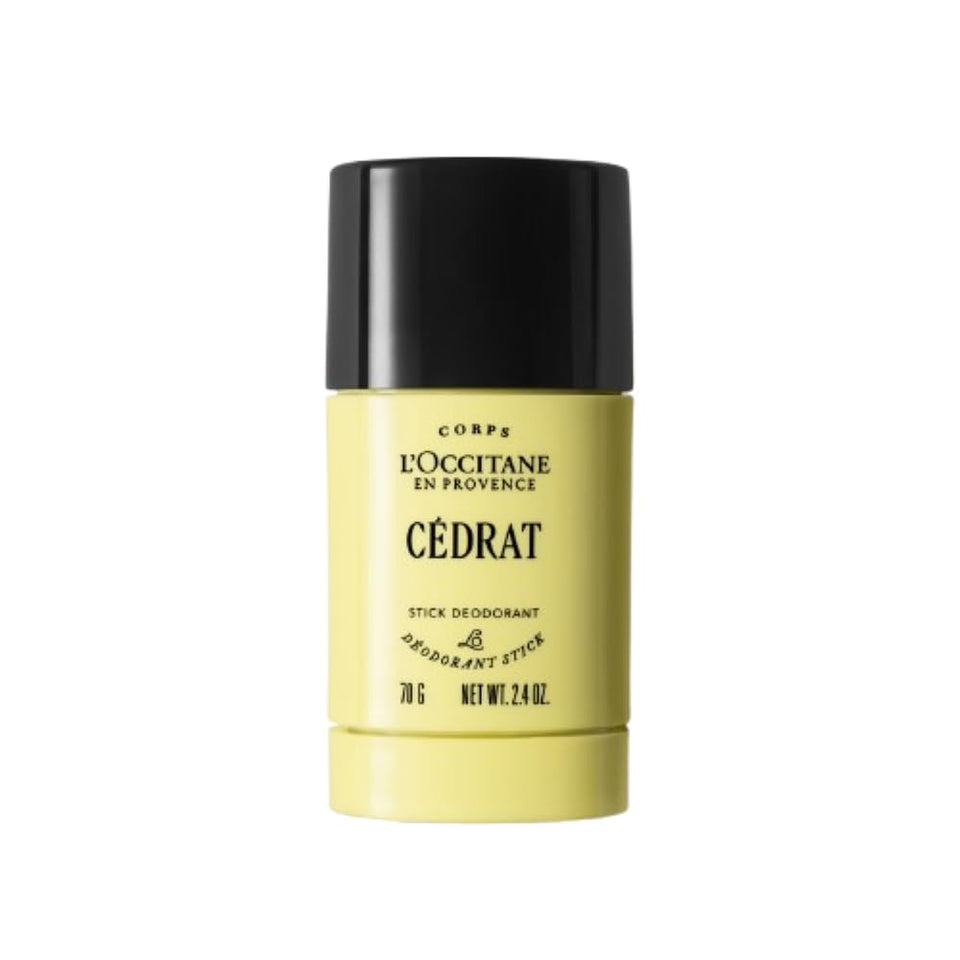 L'Occitane stick front packaging showing label and size, highlighting convenience
