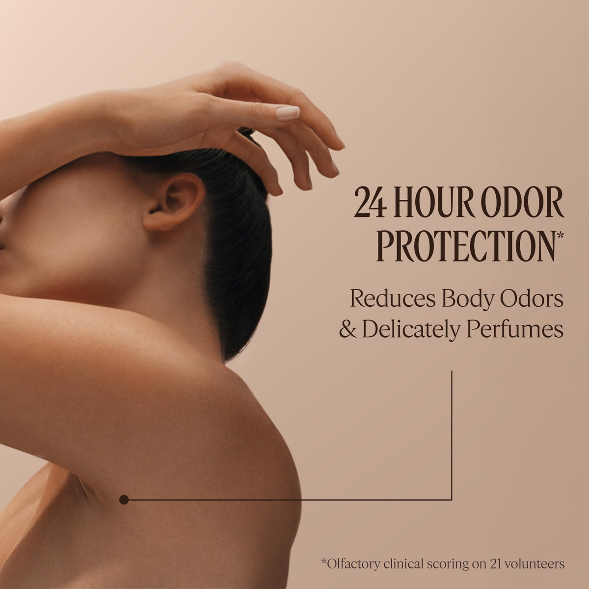 L'OCCITANE deodorant stick open with visible texture for smooth quick-drying application