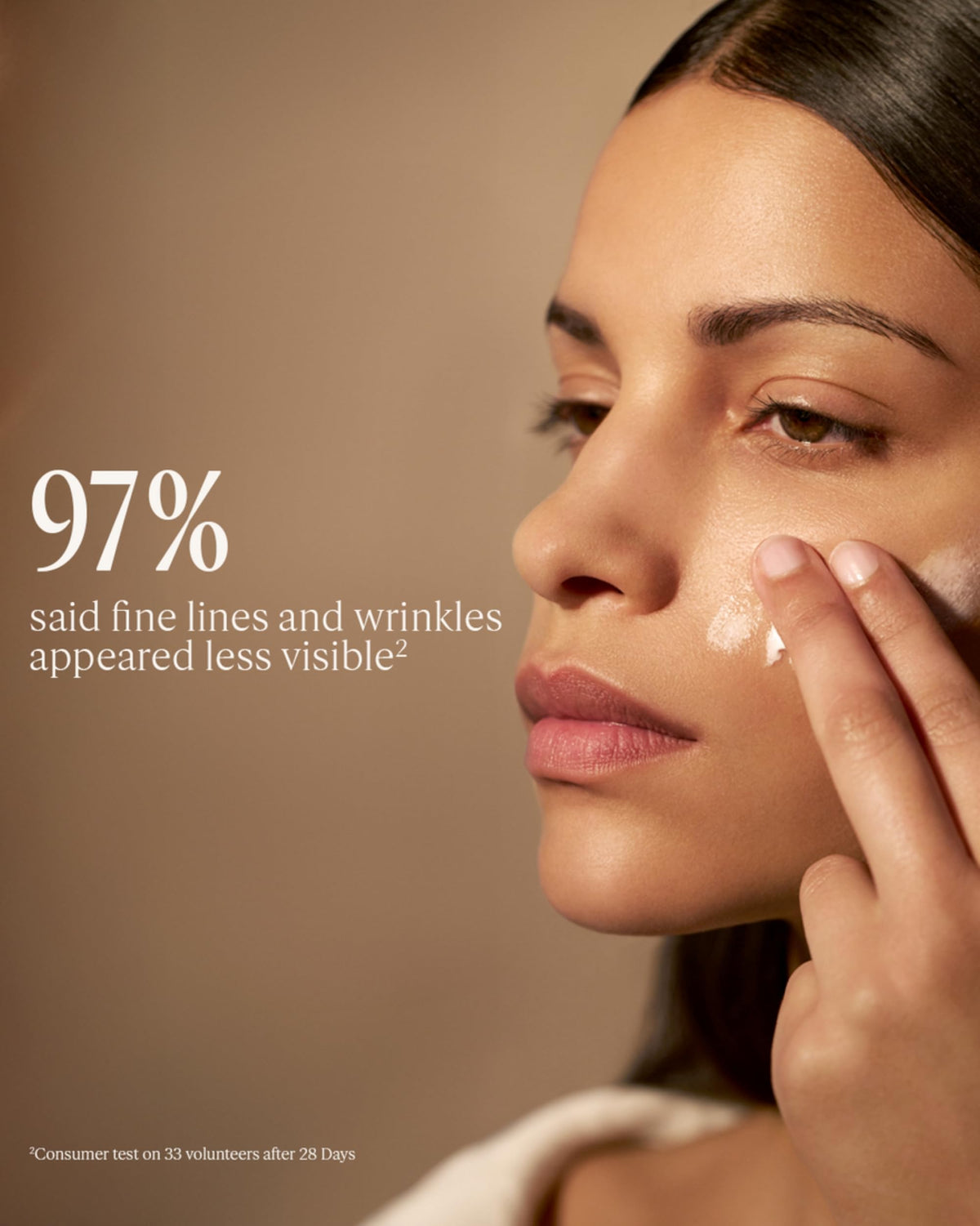 L'OCCITANE cream on hand illustrating nourishing texture and quick skin benefit