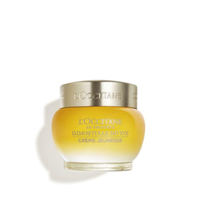 L'OCCITANE Immortelle Divine Cream jar front view showing premium packaging and brand