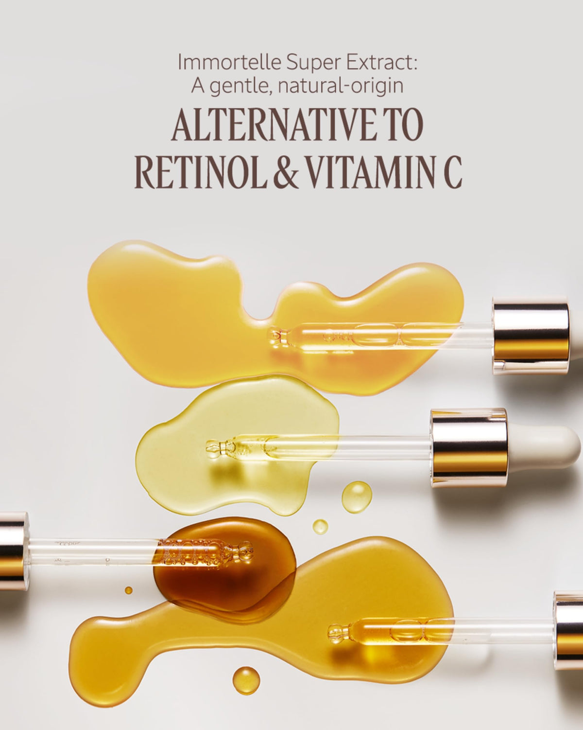 L'OCCITANE product label and ingredient list highlighting the Immortelle Super Extract benefit