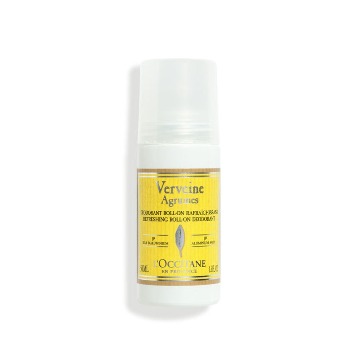 L'OCCITANE roll-on front view showing packaging and refreshing citrus benefit