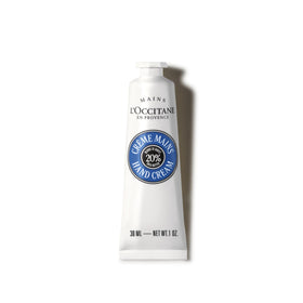 L'OCCITANE front tube view showing compact 1 oz travel friendly cream
