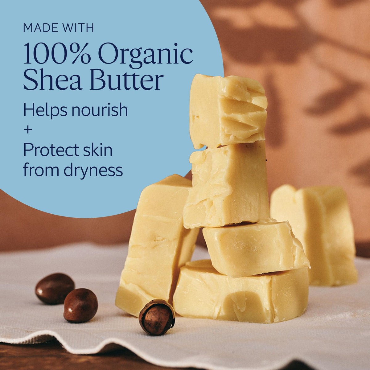 L'OCCITANE balm with shea nuts conveying natural shea nourishment