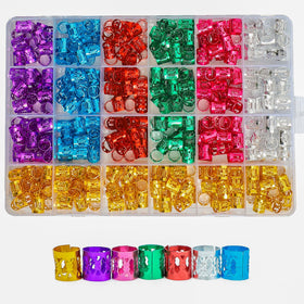 loceast contents plastic box open with sorted colorful beads benefit quick access