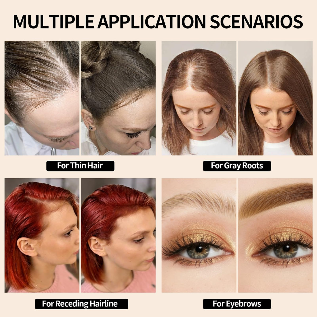 lockmio eyebrow shaping application illustrating defined brows and natural enhancement