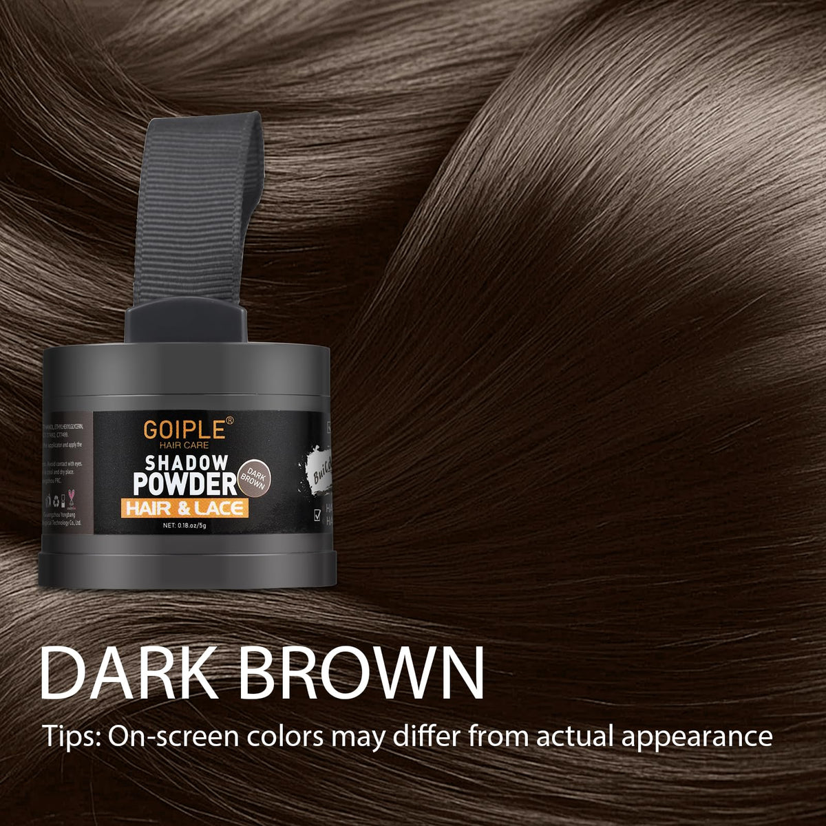 lockmio close-up powder texture demonstrating blendable finish and natural density