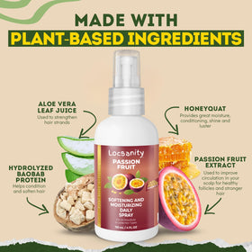 Locsanity spray mist dispersing fine hydration providing lightweight moisture without residue