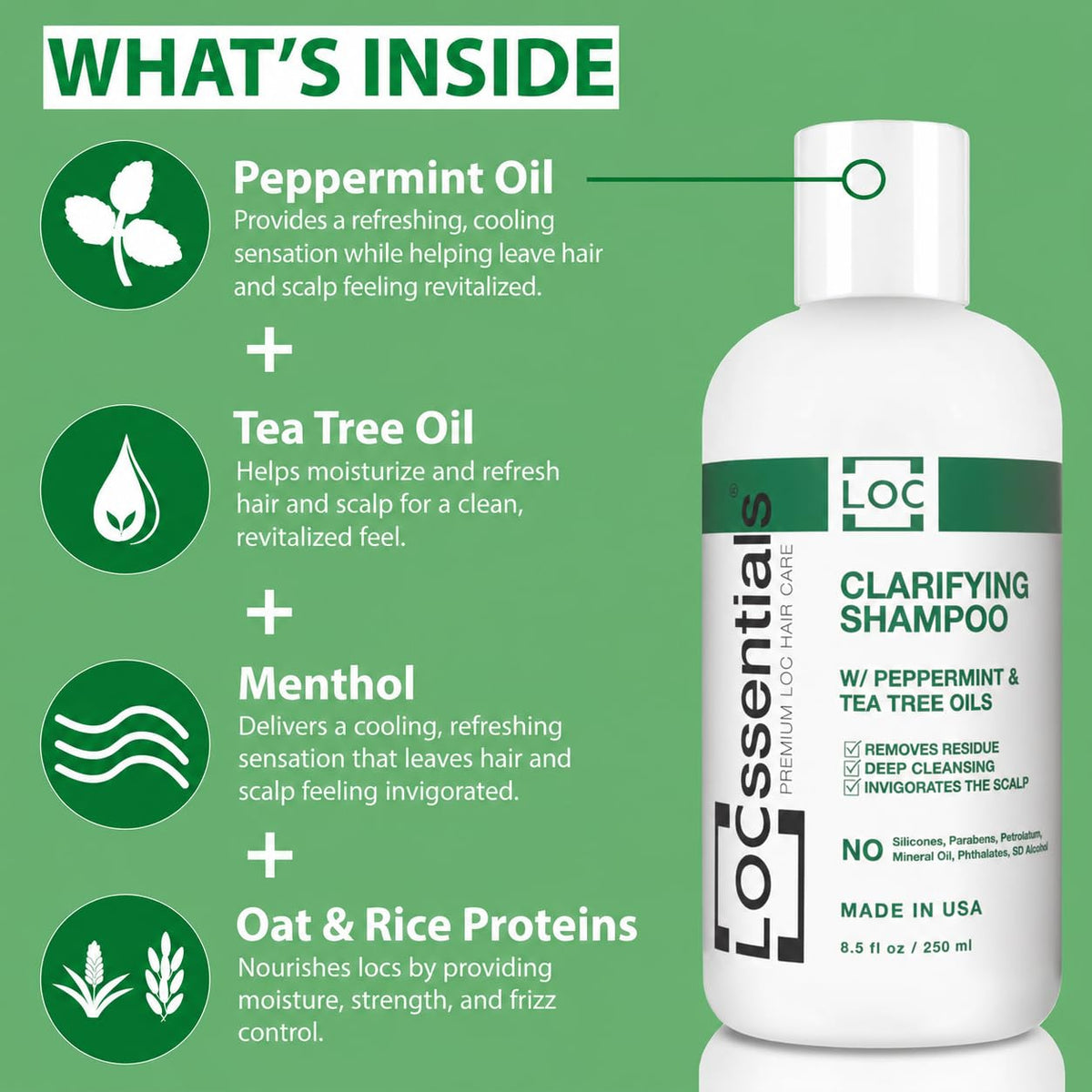 LOCssentials lather texture on hands demonstrating gentle yet effective foam