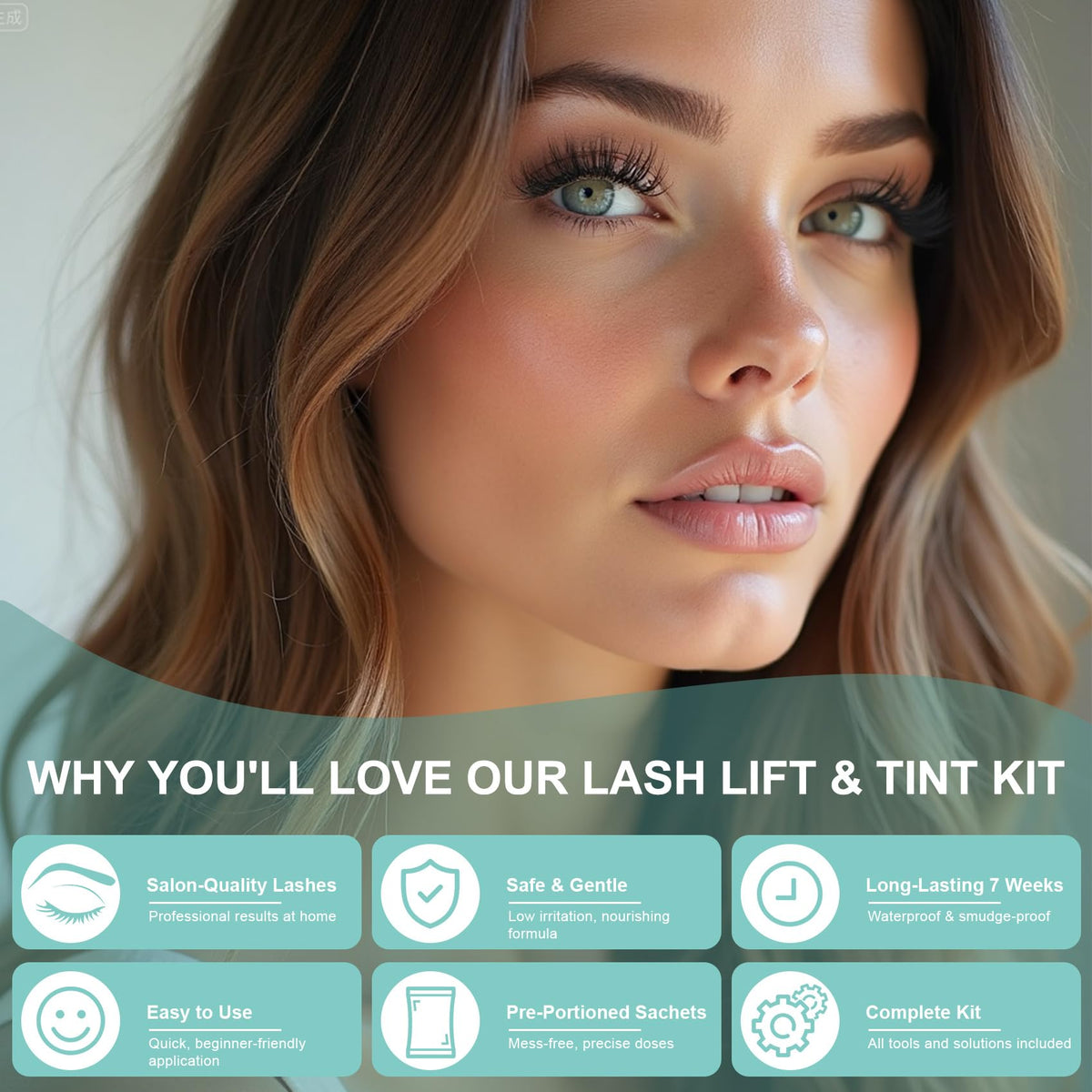Loeland application tools and adhesive arranged for easy, mess-free use