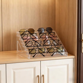 LoengMax organizer with sunglasses in place showing quick-access visibility benefit