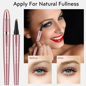 LOKFAR two eyebrow pens in box showing travel-ready convenience