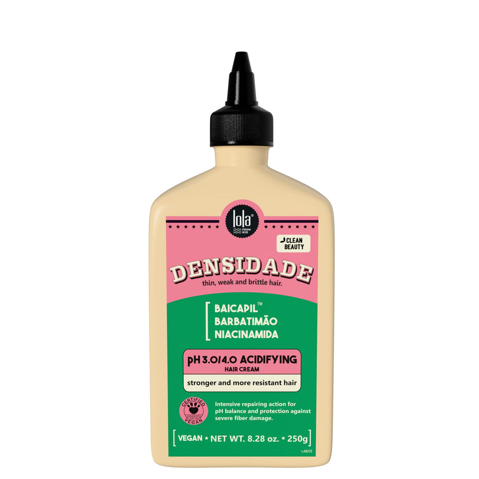 Lola bottle front packaging showing label and pH information for restored hair balance