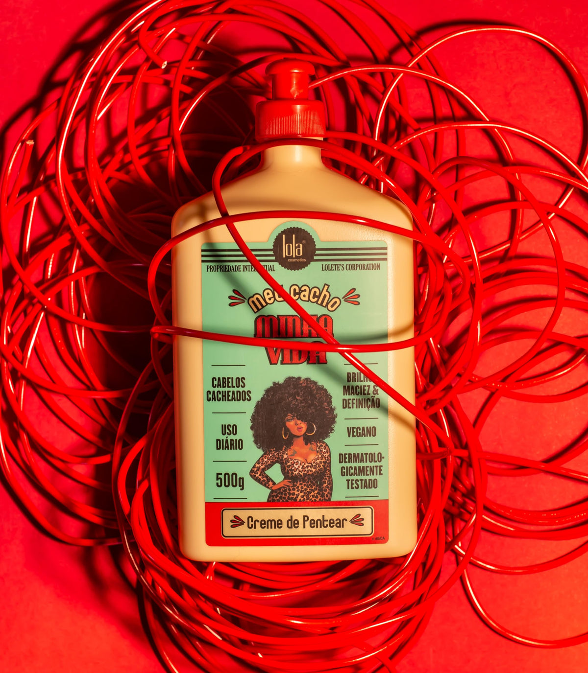 Lola From Rio close-up of curl cream texture, demonstrating lightweight moisturizing texture