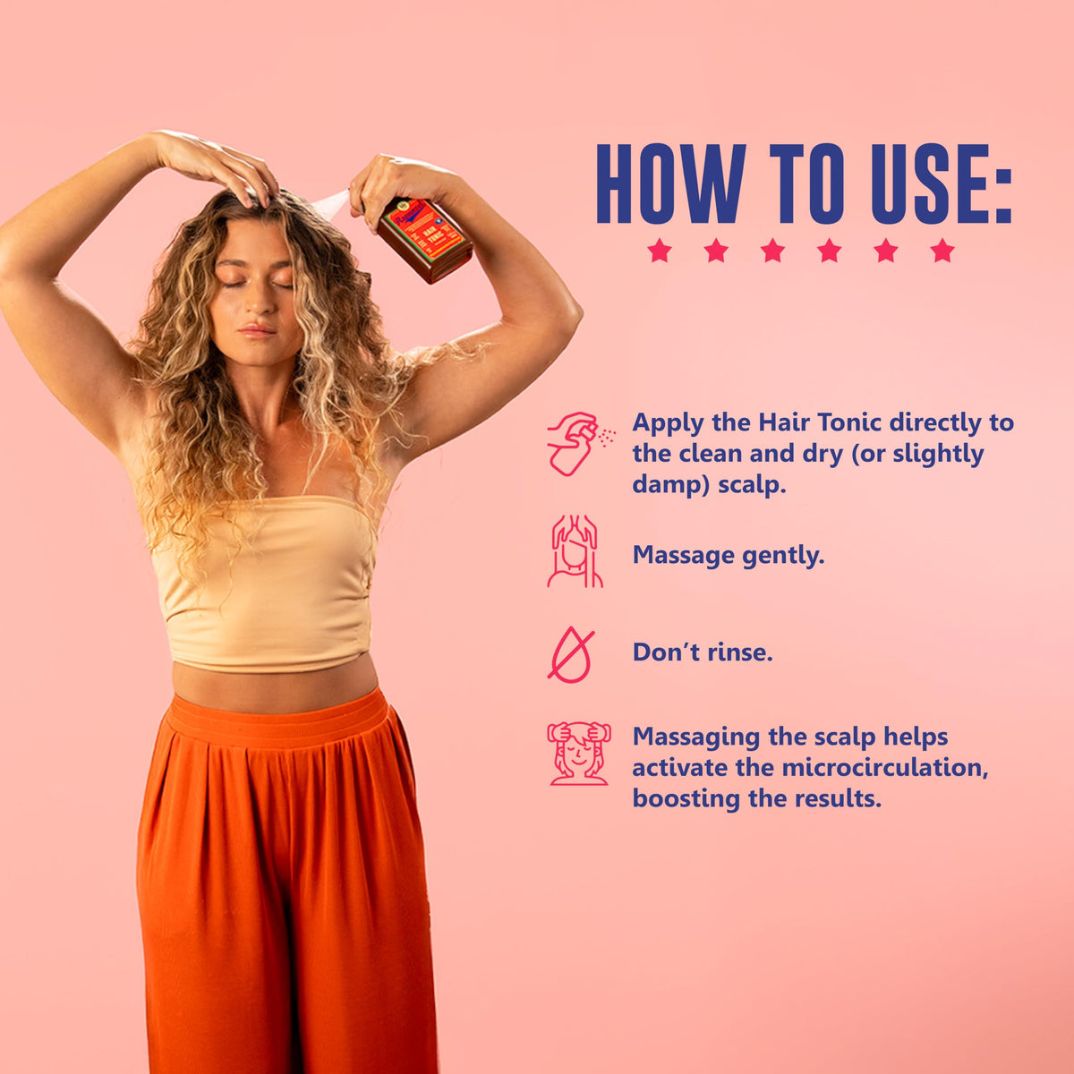 Lola From Rio applied to towel-dried hair to strengthen roots and strands
